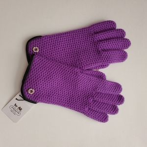NWT Coach Women's Kint Gloves F83892